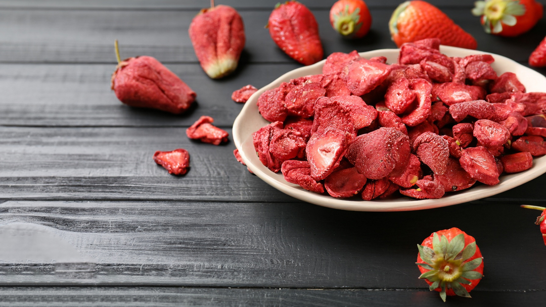 Freeze Dried Strawberries - 30 Pieces